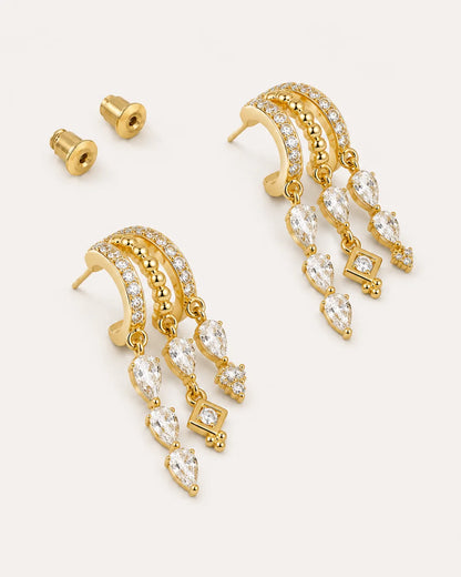Celestine Crystal Illusion Earrings Radiance