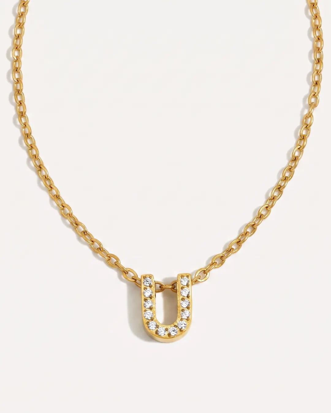 Aurelia Pavé Initial Necklace Brilliance