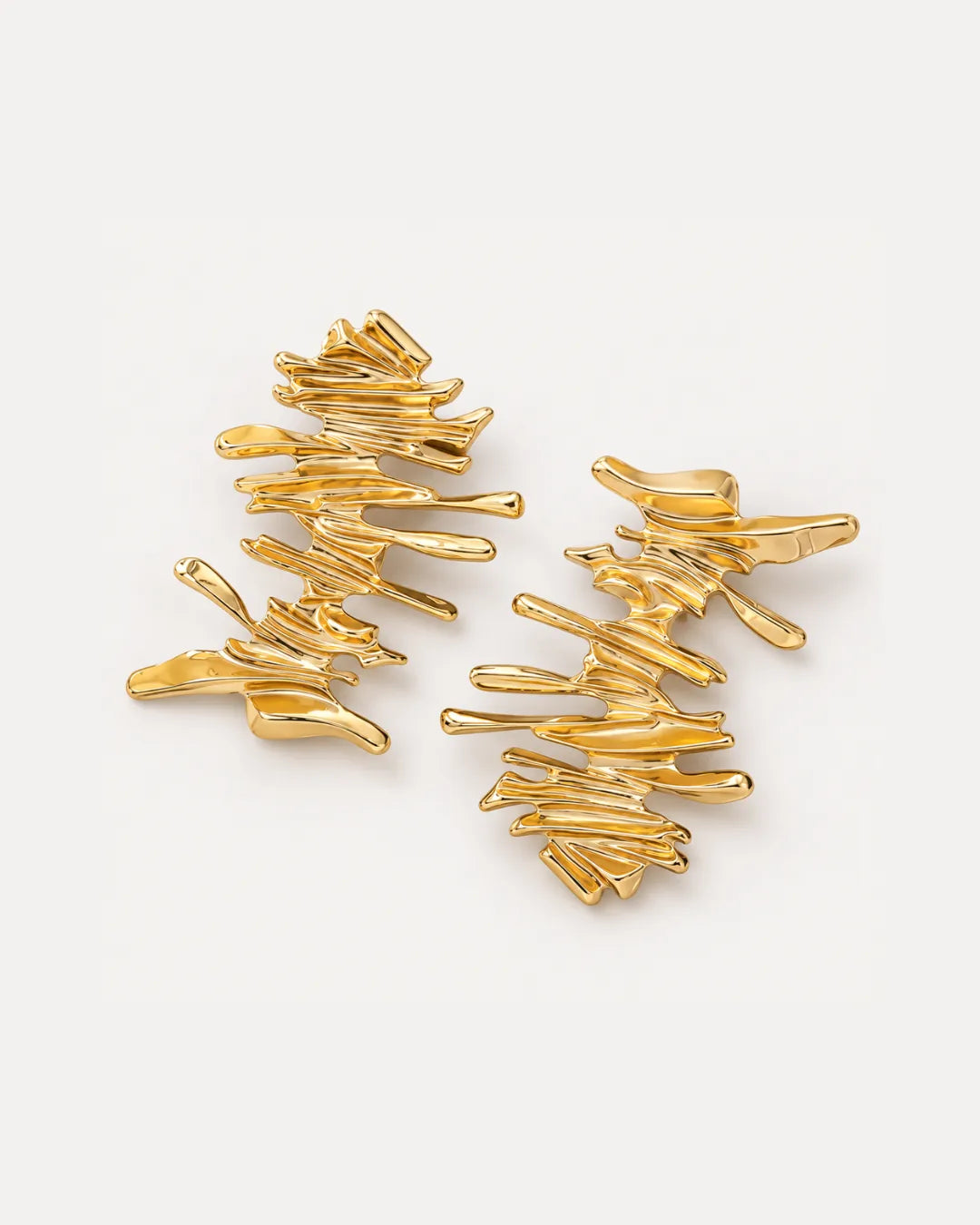Avelline Abstract Branch Statements Earrings Bold