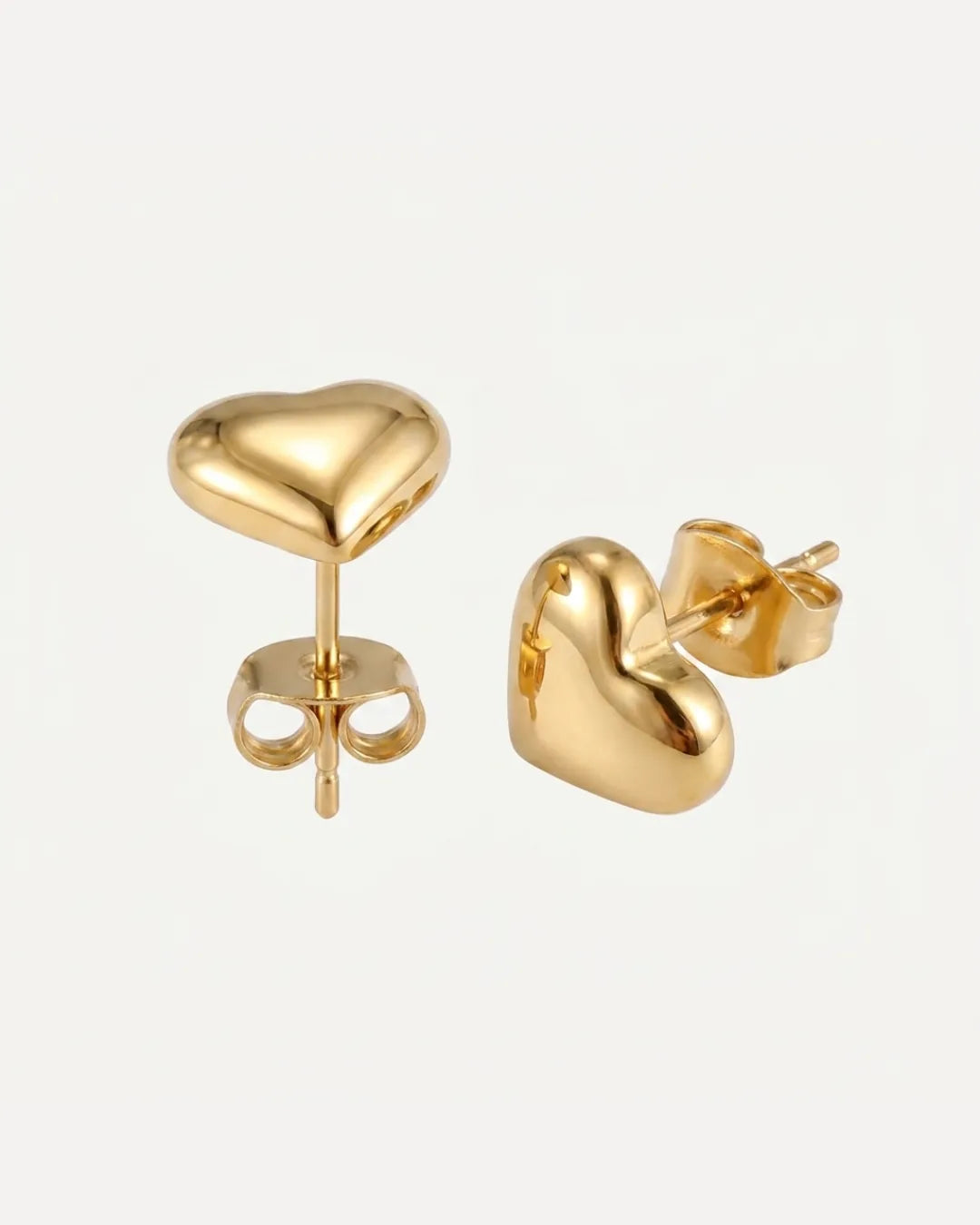 Colette Heart Stud Earrings Timeless