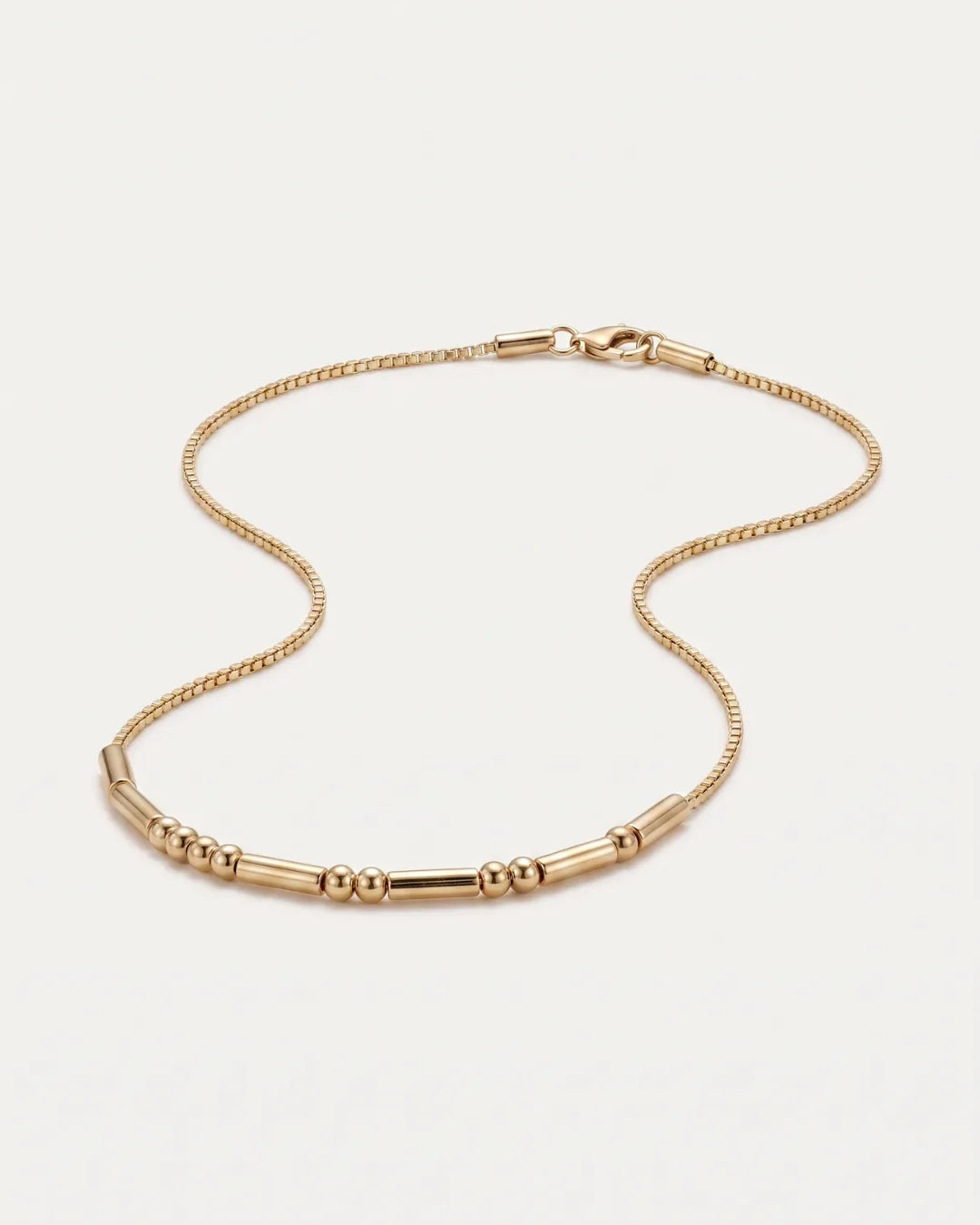 Rosalind Morse Code Necklace Signature