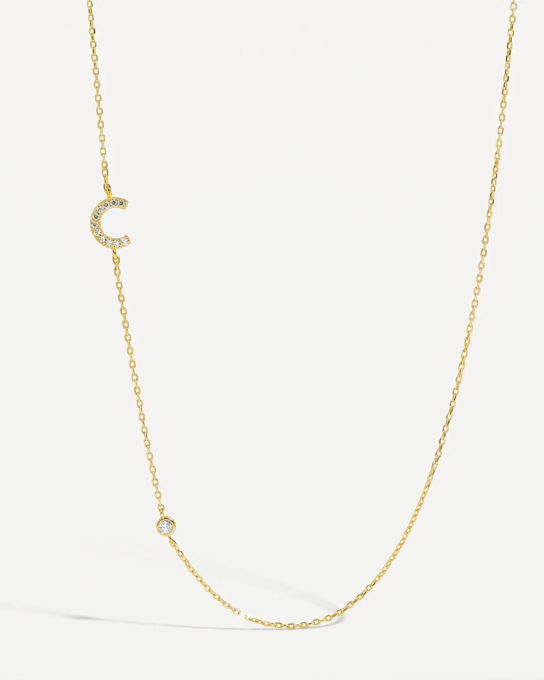 Isabeau Initial Necklace Signature