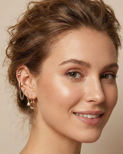 Camille Crystal Earring 8 Piece Set Sparkle