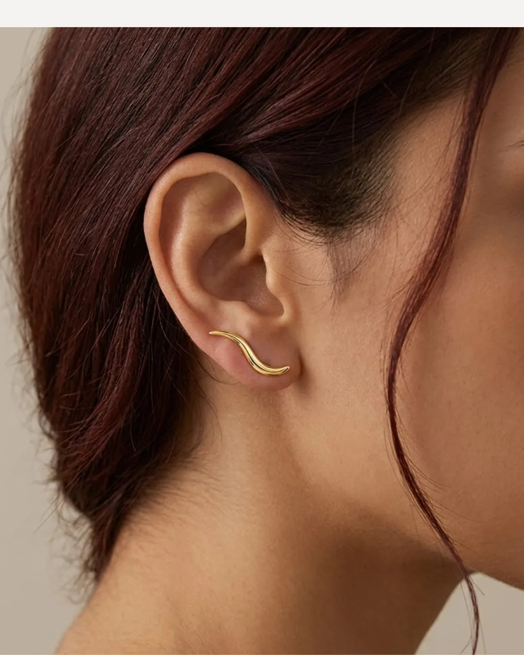 Genevieve Ear Climber Earrings Sleek