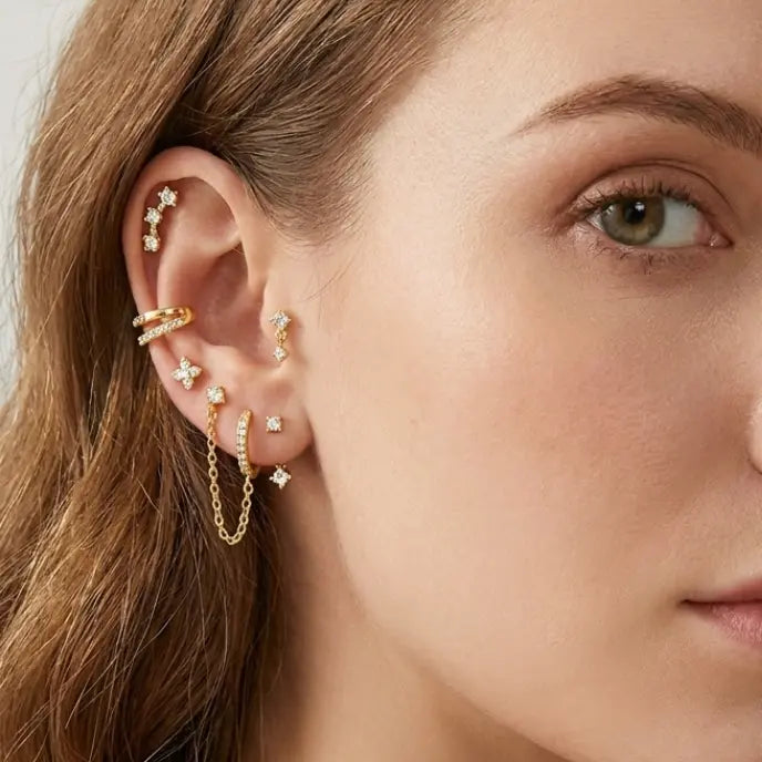 Estrella Celestial Earring 6 Piece Set Sparkle
