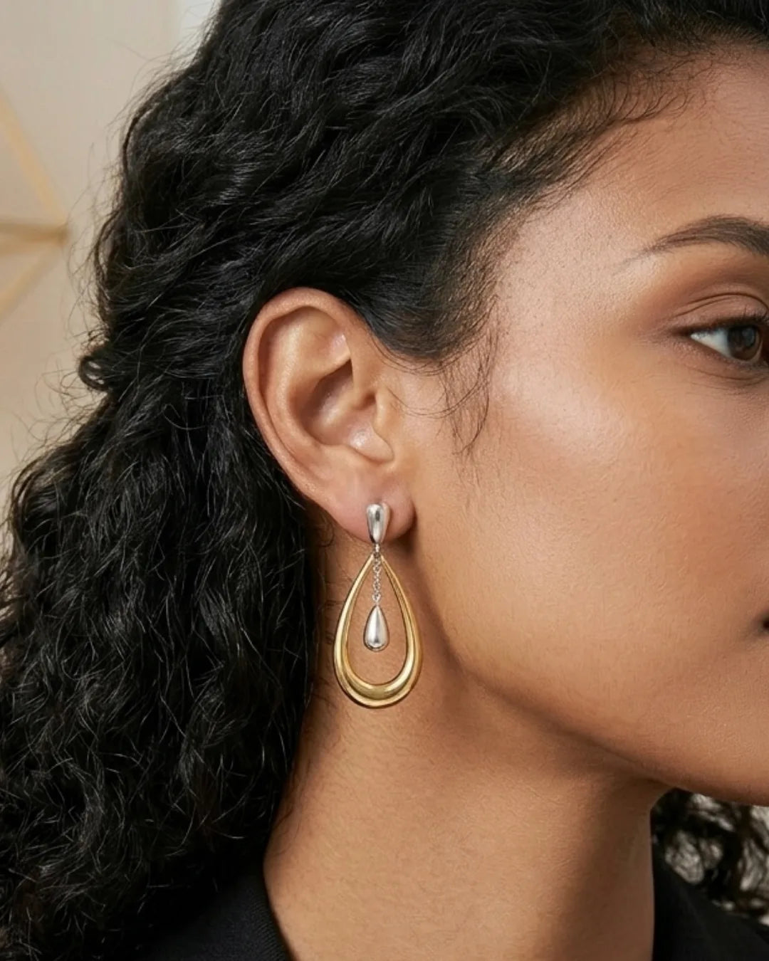 Gabrielle Teardrop Earrings Duo