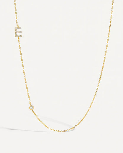 Isabeau Initial Necklace Signature