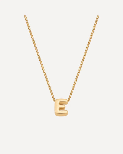 Emma Bubble Initial Charm Necklace