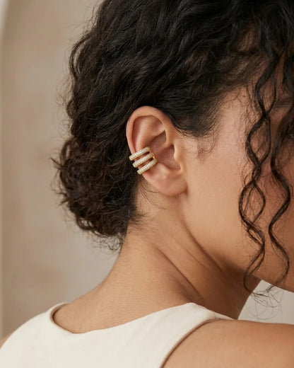Rosalie Crystal Ear Cuff Statement