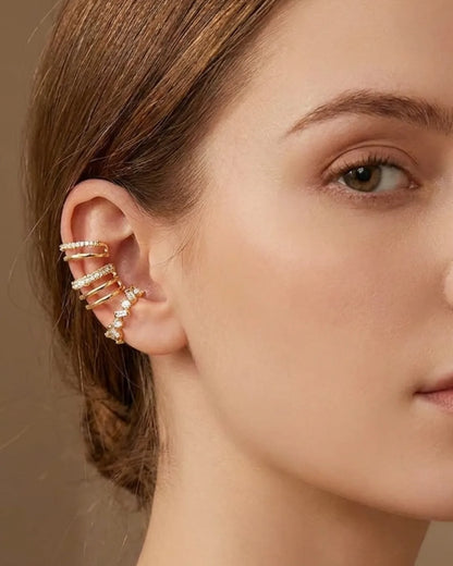 Virelle Crystal Ear Cuff 3 Piece Set Radiance