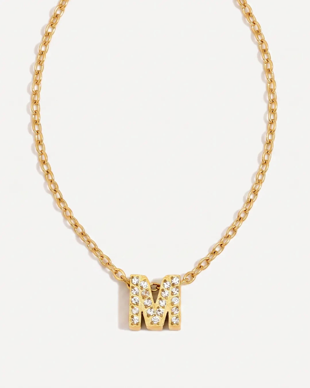 Aurelia Pavé Initial Necklace Brilliance