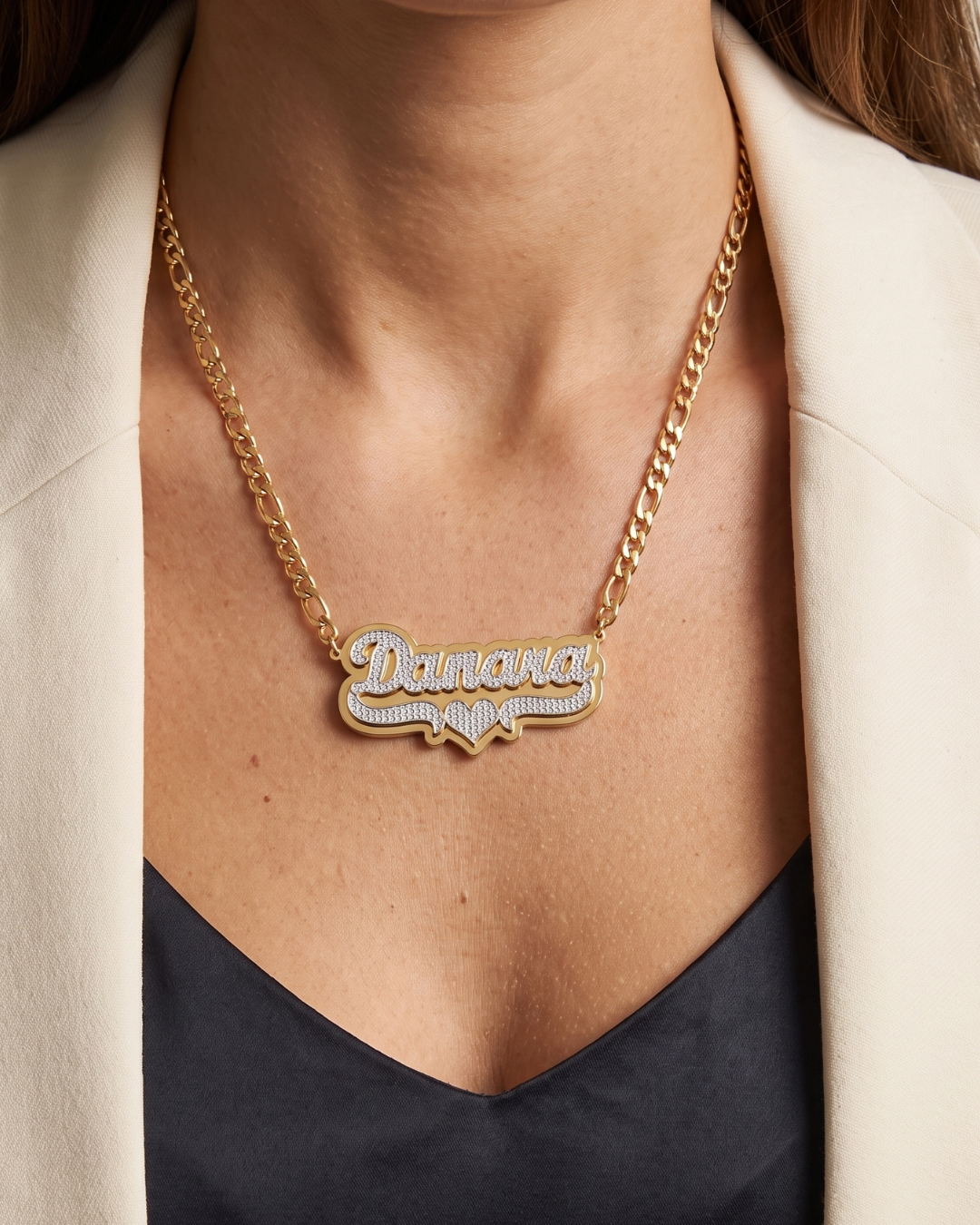 Emmanuelle Custom Name Necklace Signature