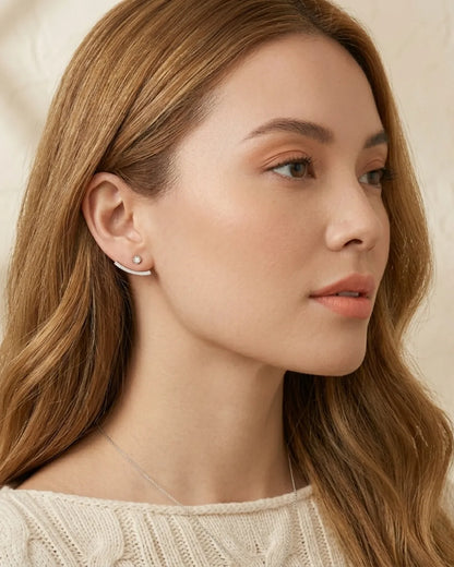 Nadine Crystal Stud Earrings Dainty