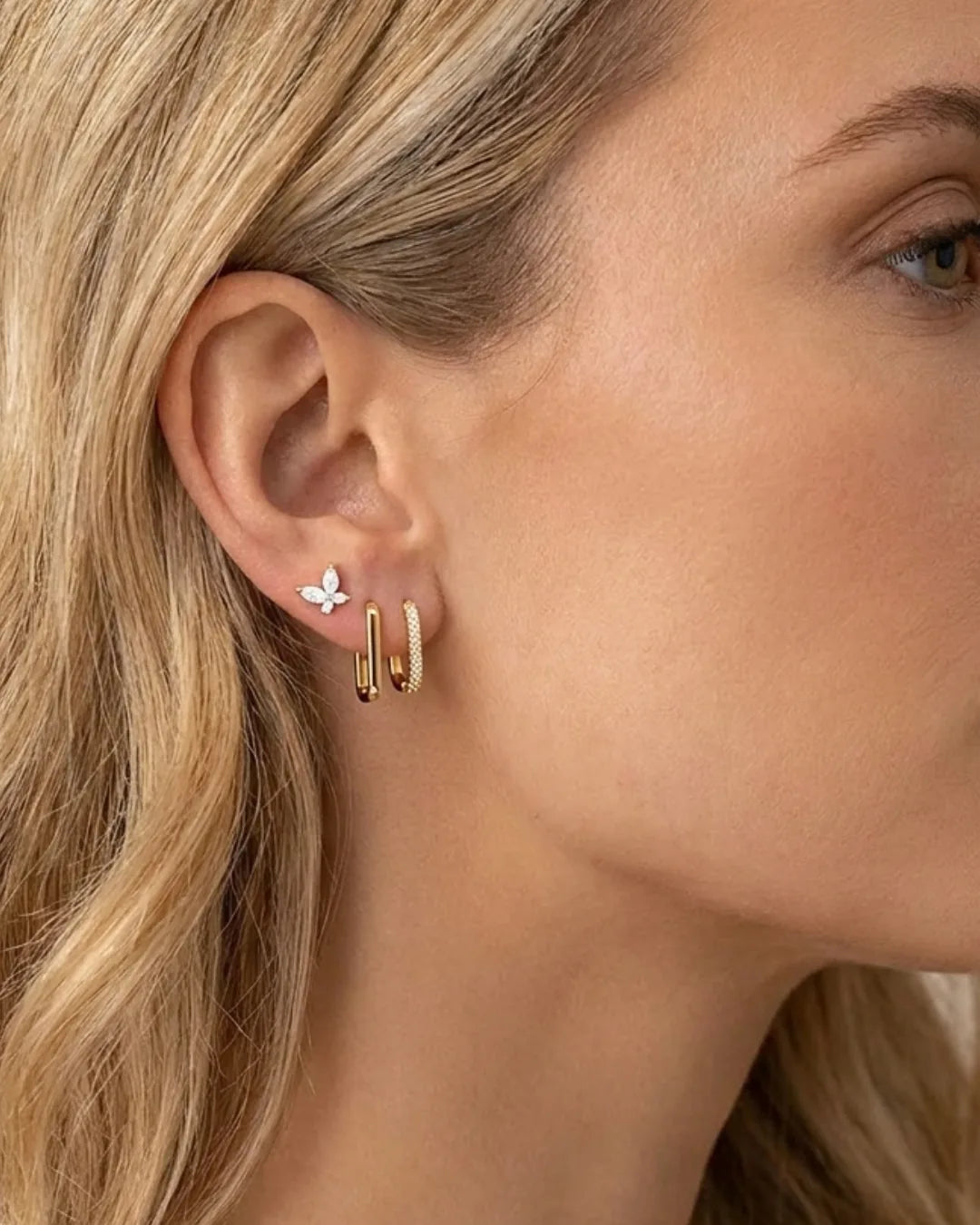 Adeline Ear Stack Earring 3 Piece Set Grace