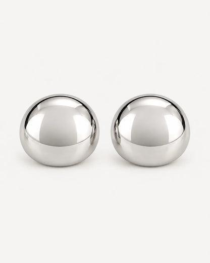 Solara Dome Statement Stud Earrings Bold