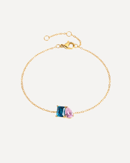 Duo Birthstone Bracelet
