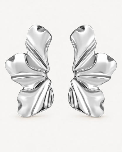 Florienne Petal Statement Earrings Muse