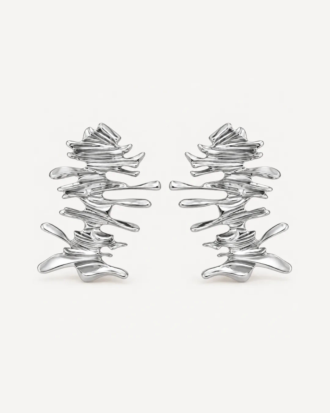 Avelline Abstract Branch Statements Earrings Bold