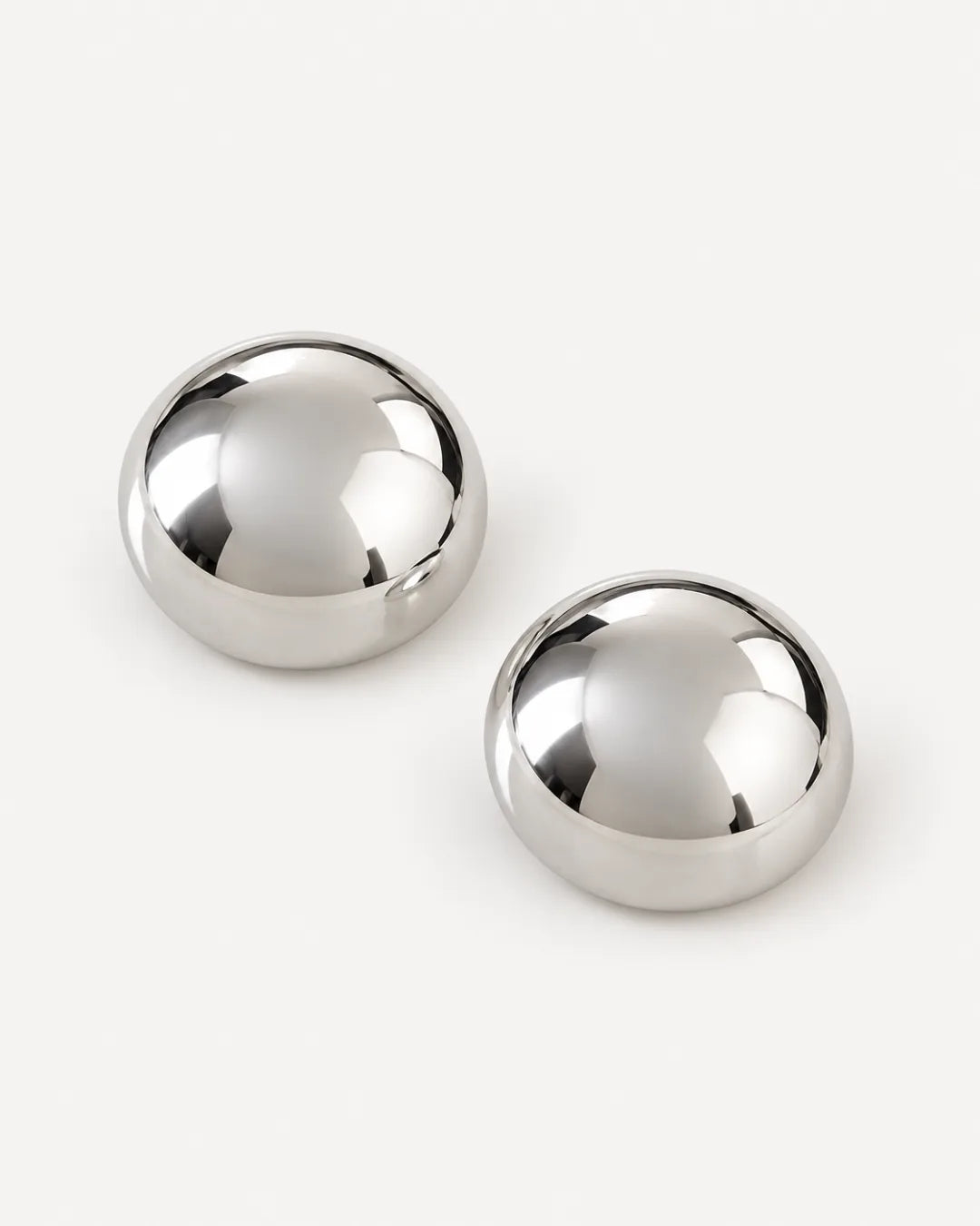 Solara Dome Statement Stud Earrings Bold
