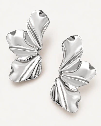Florienne Petal Statement Earrings Muse
