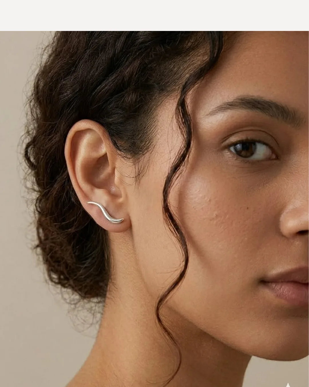 Genevieve Ear Climber Earrings Sleek