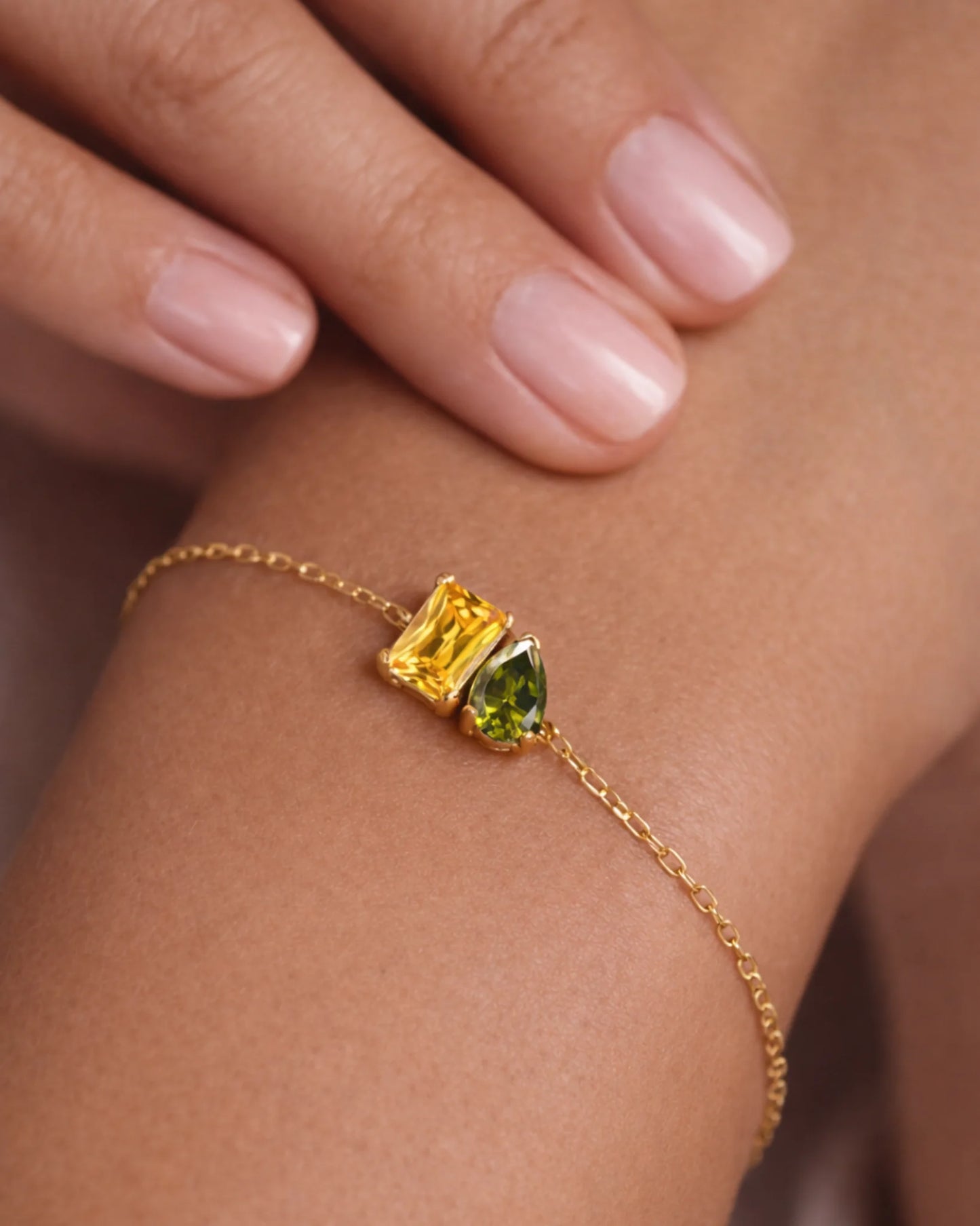 Duo Birthstone Bracelet
