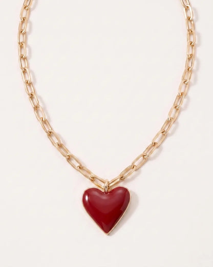 Valentina Heart Pendant Necklace Amour