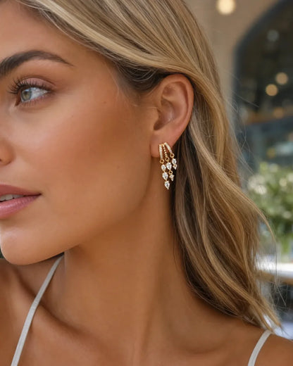 Celestine Crystal Illusion Earrings Radiance