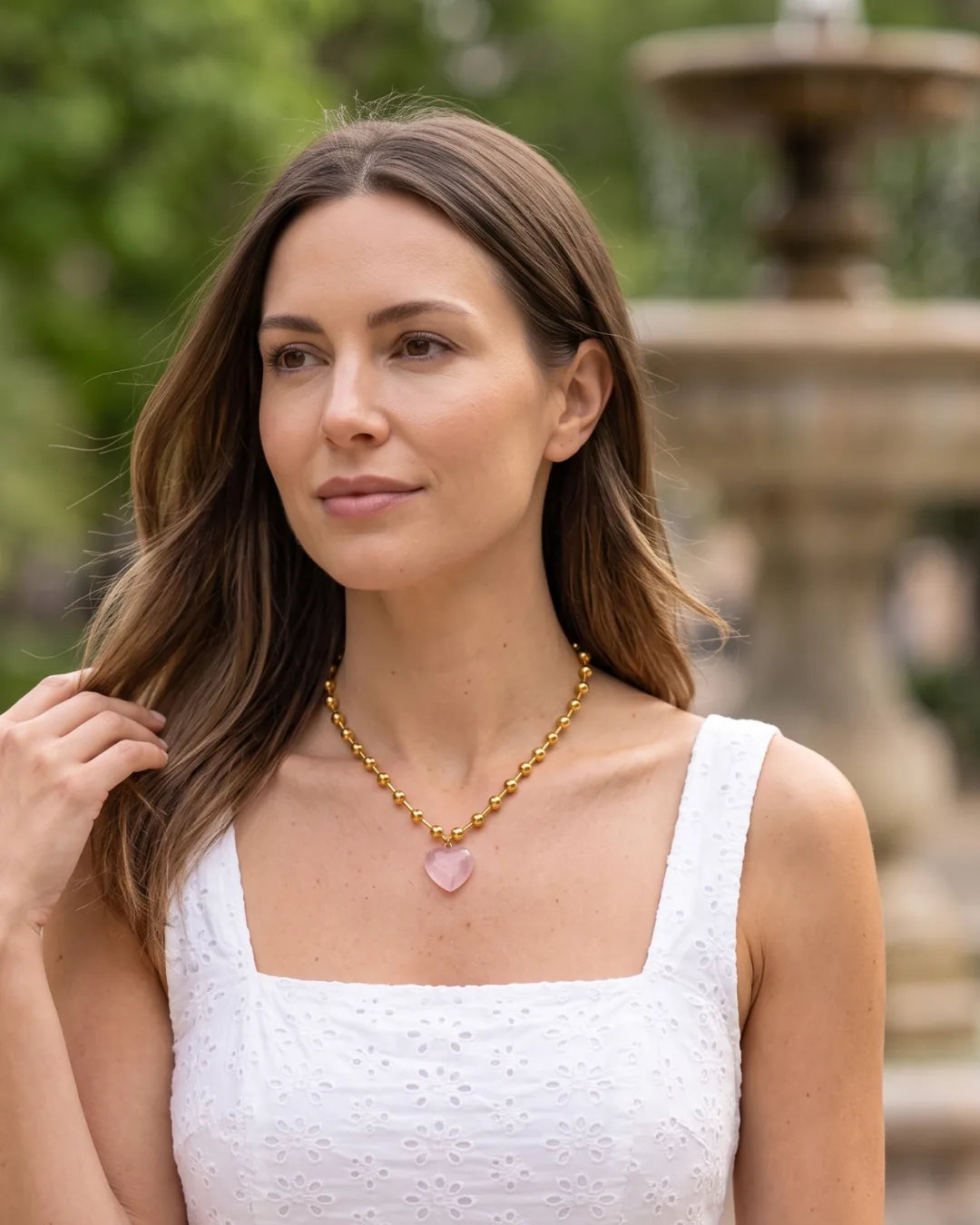 Rosalie Heart Pendant Necklace Serenity