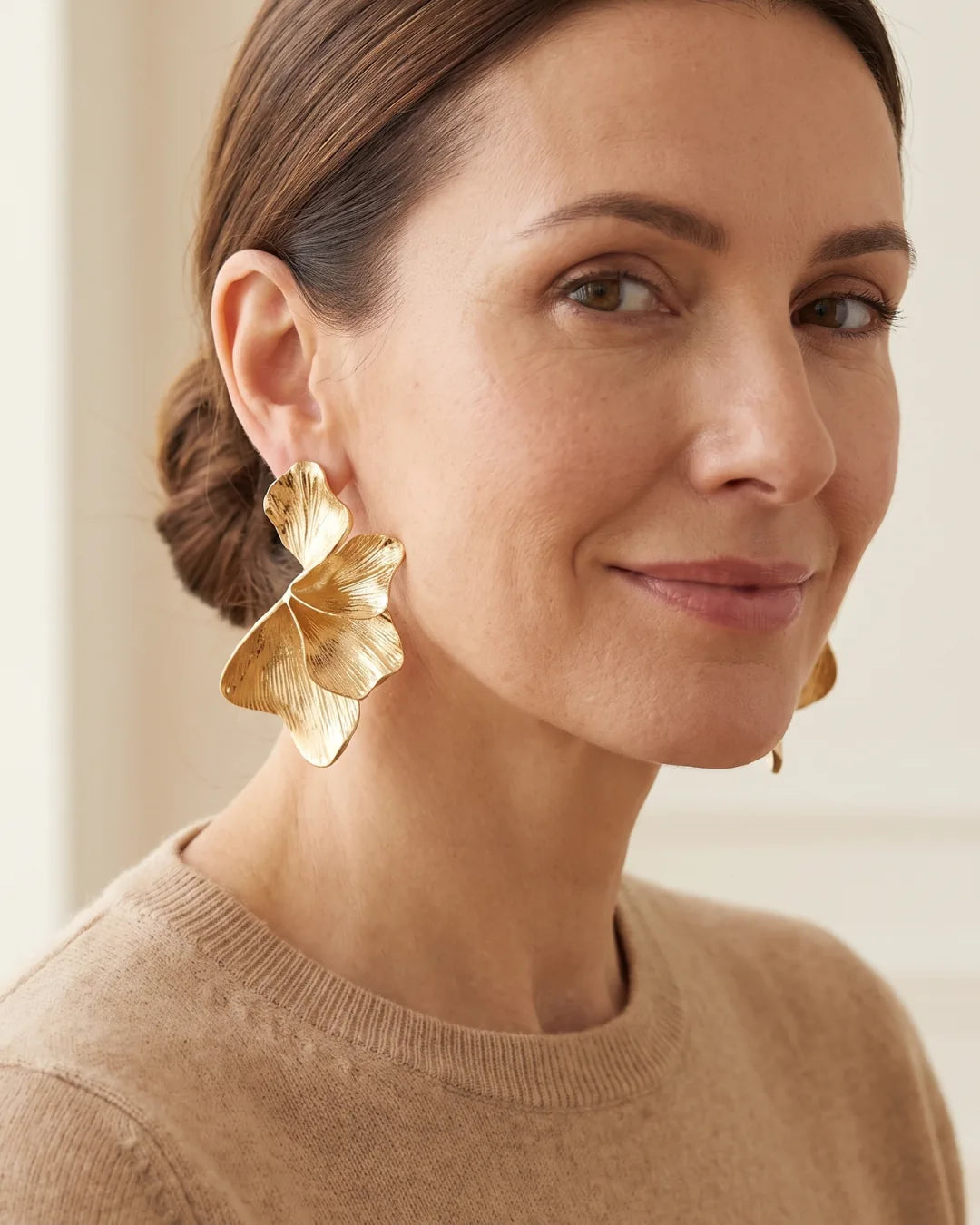 Floravelle Petal Statement Earrings Bloom