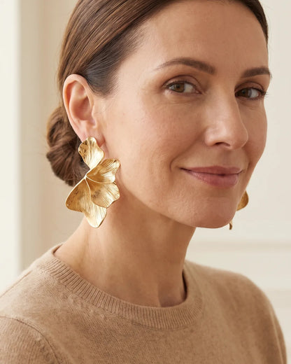 Floravelle Petal Statement Earrings Bloom