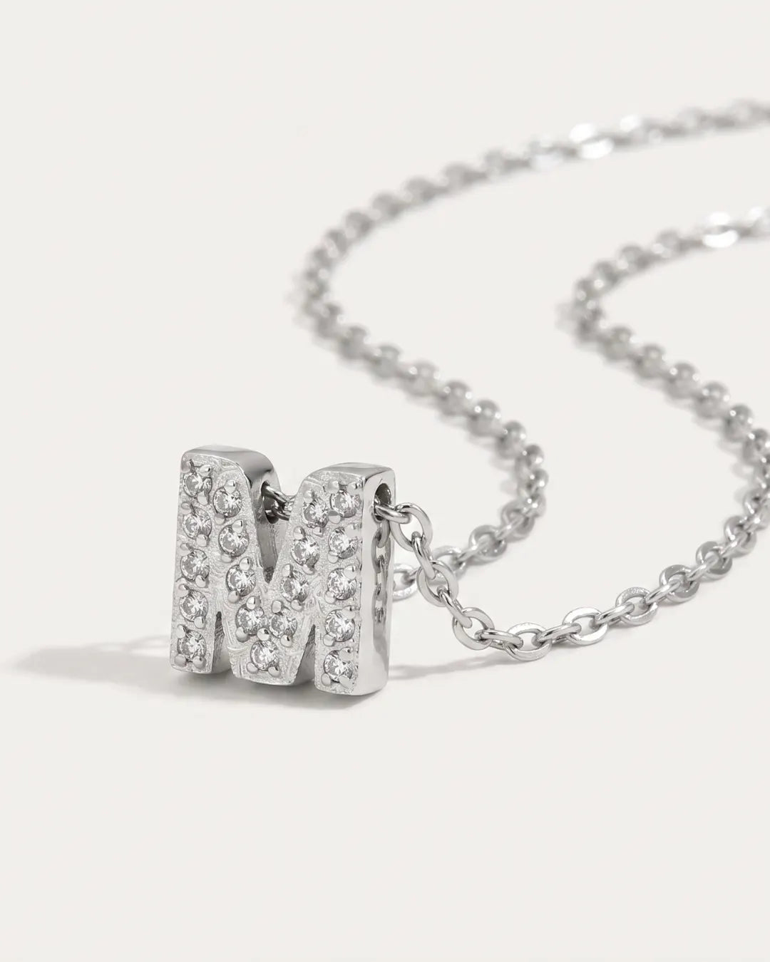 Aurelia Pavé Initial Necklace Brilliance