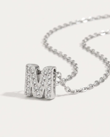 Aurelia Pavé Initial Necklace Brilliance