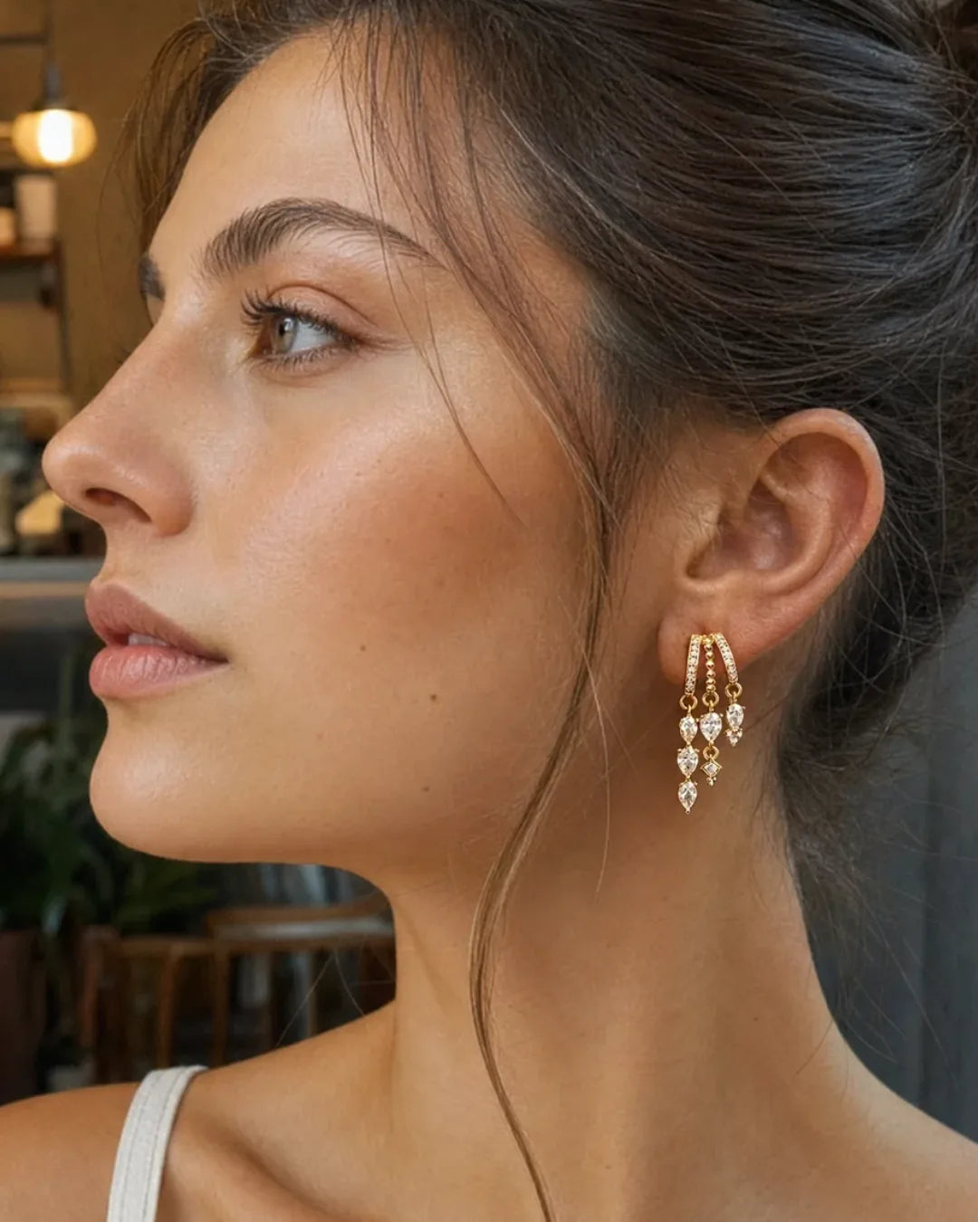 Celestine Crystal Illusion Earrings Radiance