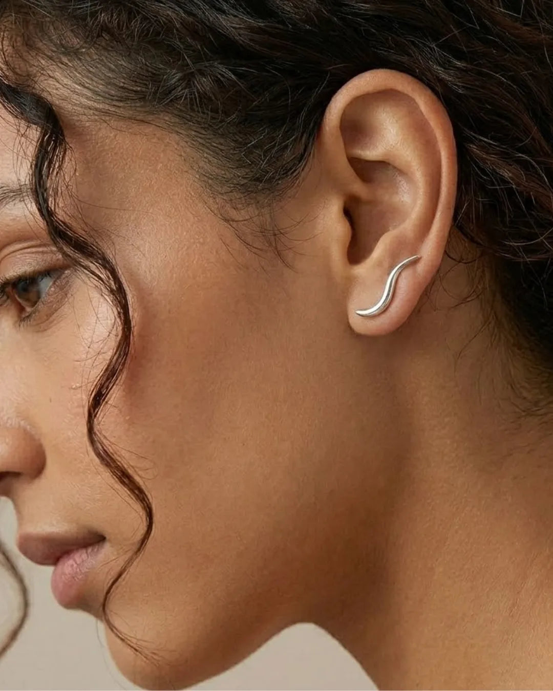Genevieve Ear Climber Earrings Sleek