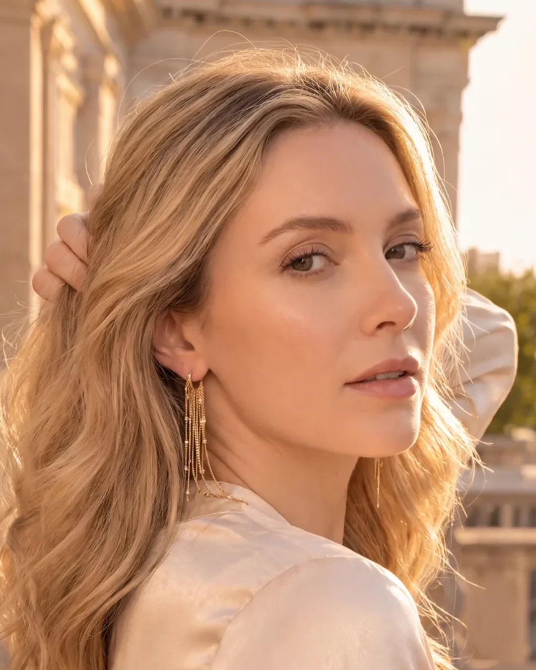 Celestine Tassel Earrings Elegance