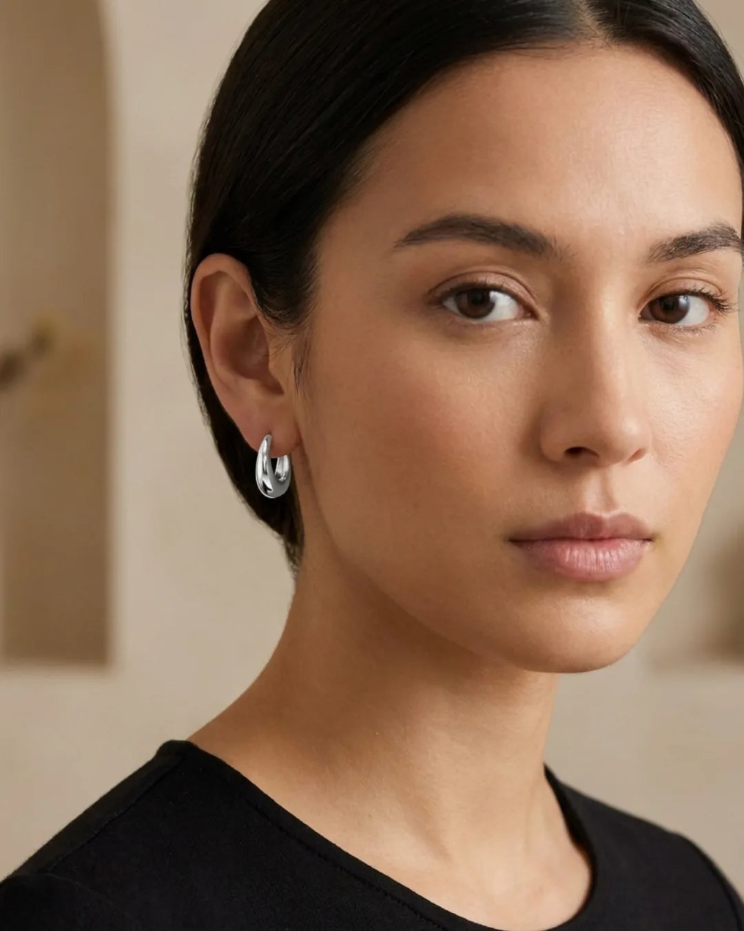 Maren Chunky Hoop Earrings Essential
