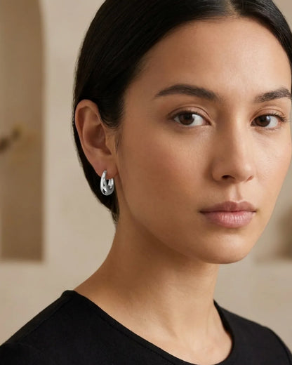 Maren Chunky Hoop Earrings Essential