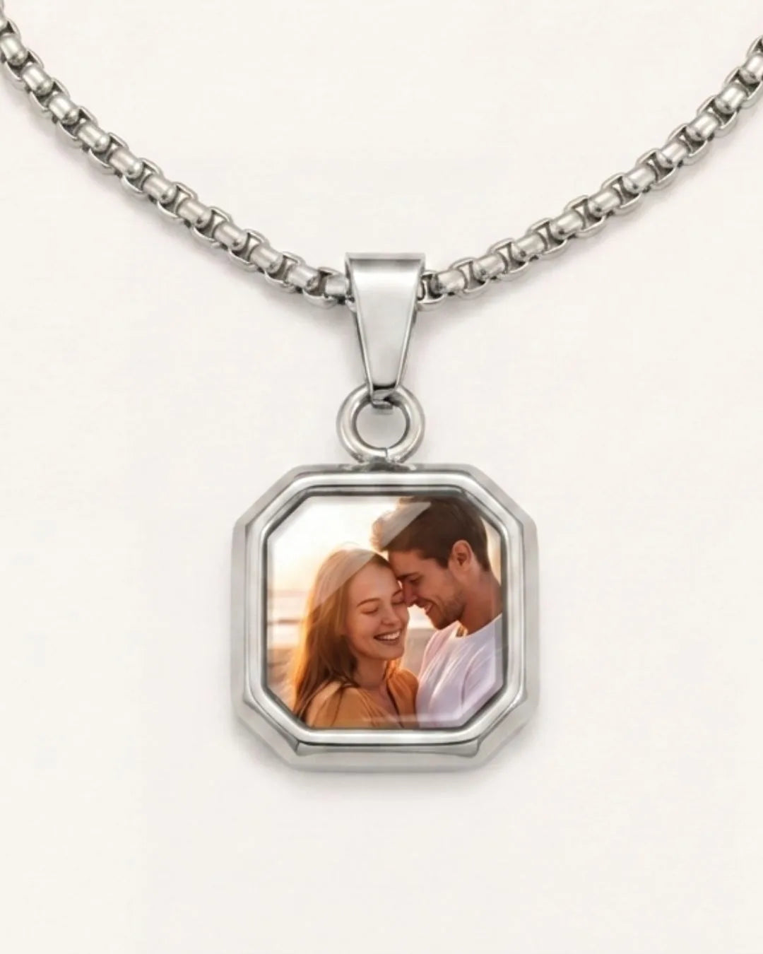 Evelina Custom Photo Necklace Cherish