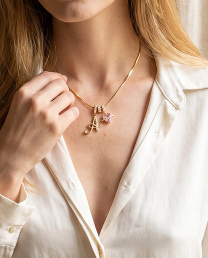 Amélie Initial Pendant Necklace