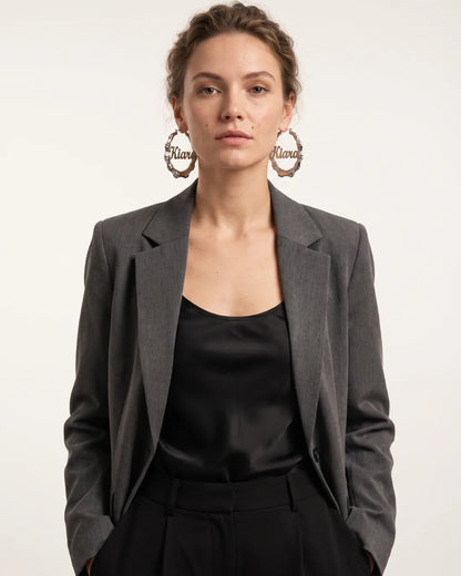 Anastasia Bamboo Hoop Earrings Iconic