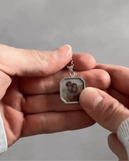 Evelina Custom Photo Necklace Cherish