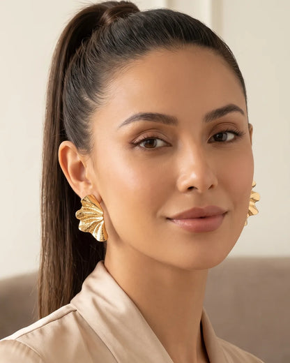 Aurevia Bold Sculptural Earrings Luxe