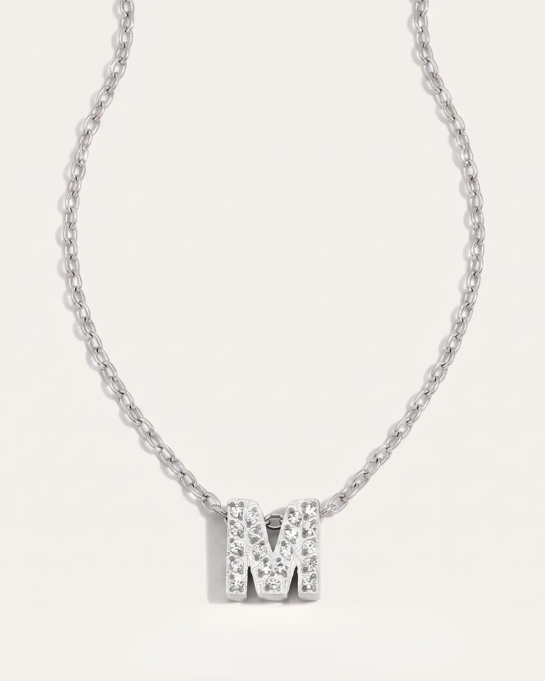 Aurelia Pavé Initial Necklace Brilliance