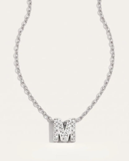 Aurelia Pavé Initial Necklace Brilliance