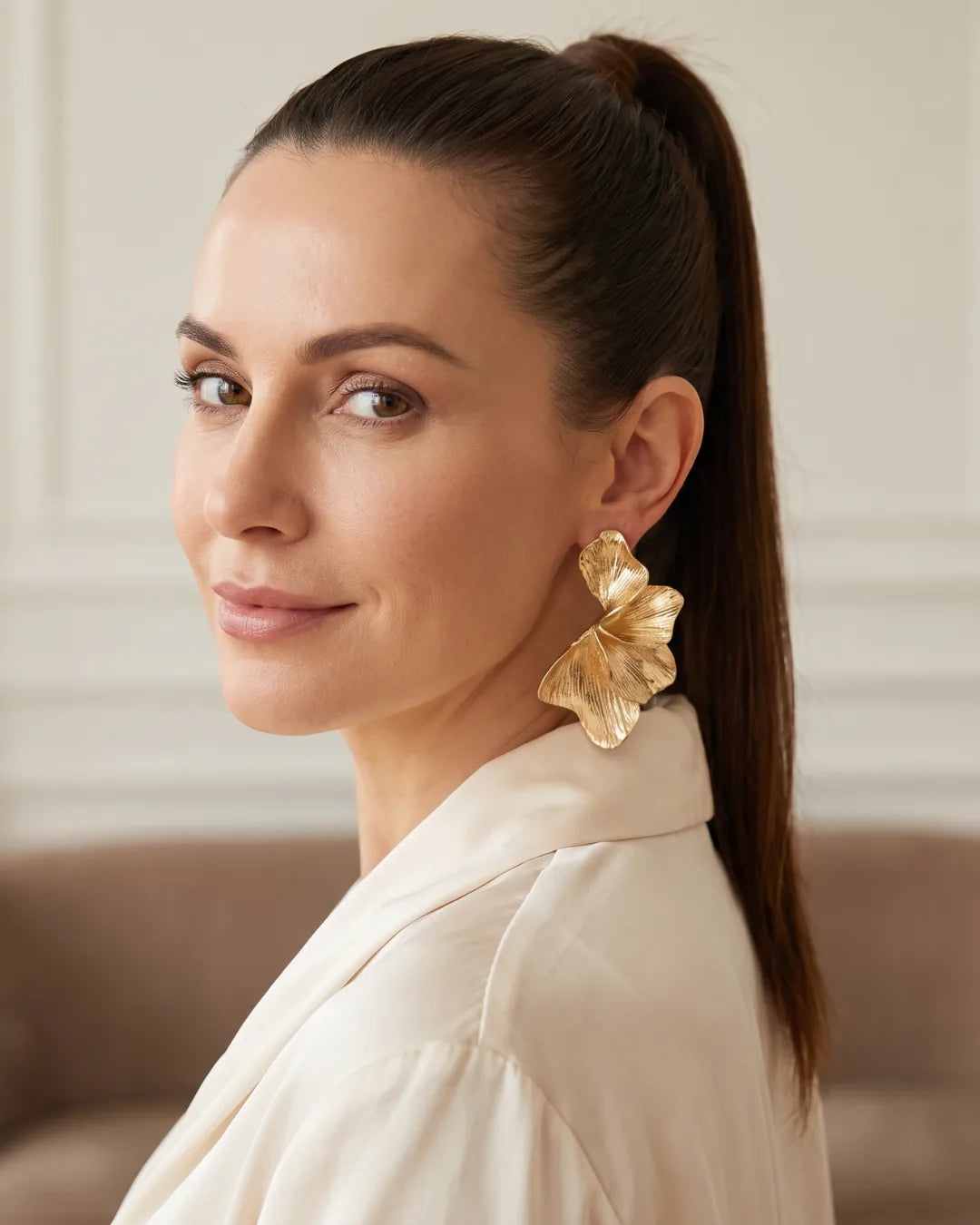 Floravelle Petal Statement Earrings Bloom