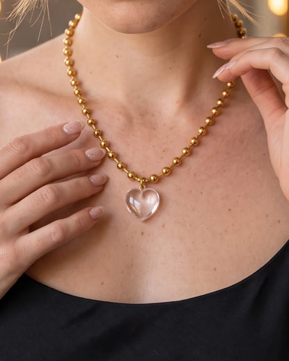 Rosalie Heart Pendant Necklace Serenity