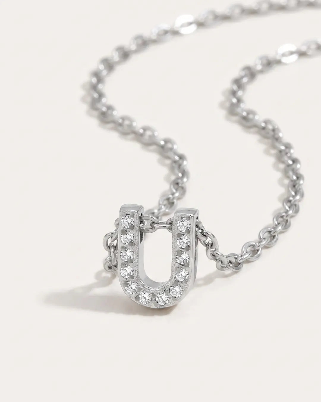 Aurelia Pavé Initial Necklace Brilliance