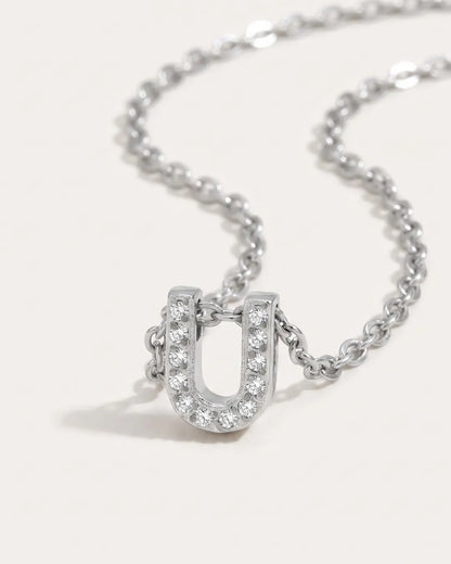 Aurelia Pavé Initial Necklace Brilliance