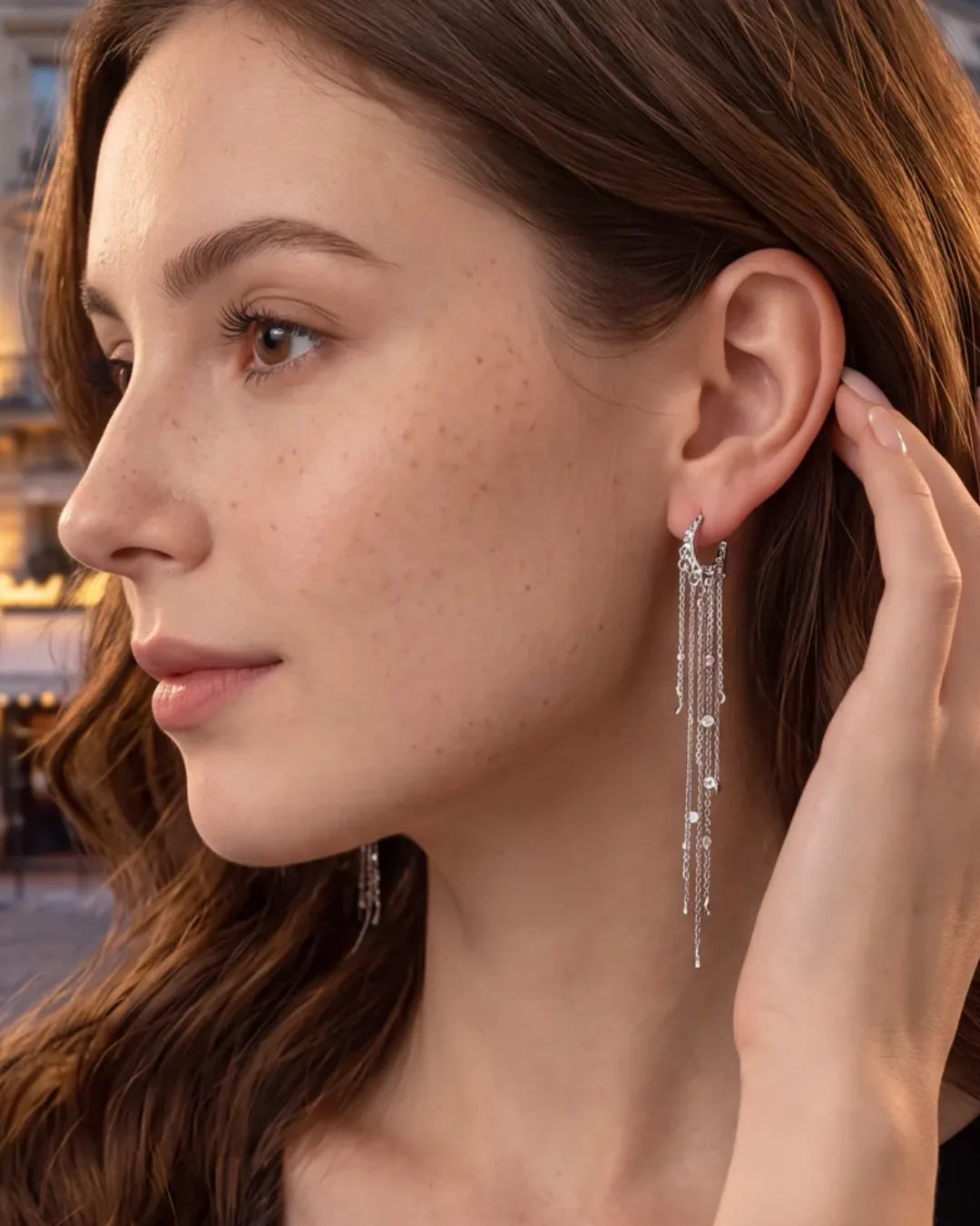 Celestine Tassel Earrings Elegance